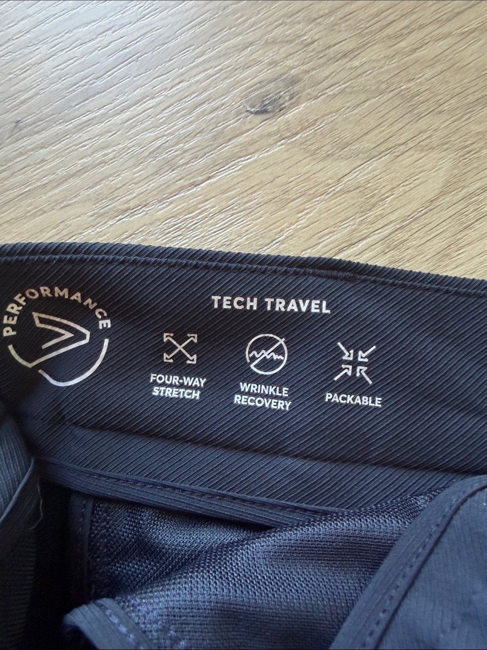 SLIM-FIT TROUSERS IN TRAVEL-FRIENDLY STRETCH SOFTSHELL FABRIC 32 - Picture 3 of 4